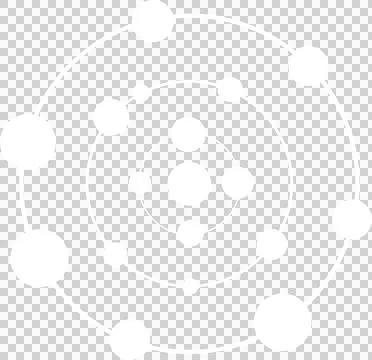 Atomic structure over black background Stock Illustration