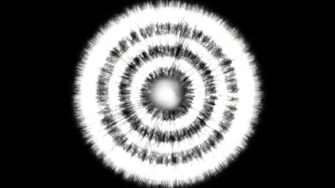 Atomic structure simulation X Stock Footage 310545194