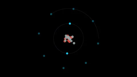 The atomic structure of sodium atom 스톡 동영상 335400368