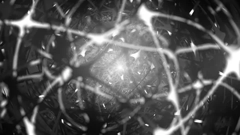 Atomic, subatomic, cell, molecular, molecule, virus, biology, generate, quantum, Stock Footage 279965662