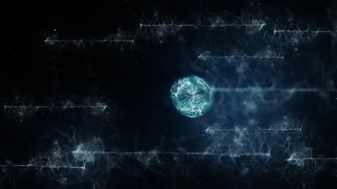 Atomic, subatomic, cell, molecular, molecule, virus, biology, generate, quantum, 库存影片 279985963