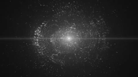 Atomic, subatomic, cell, molecular, molecule, virus, chromosome, bacteria, biolo Stock Footage 279990572