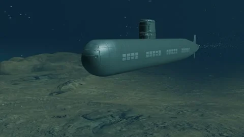 Atomic submarine Stock Footage 302893575
