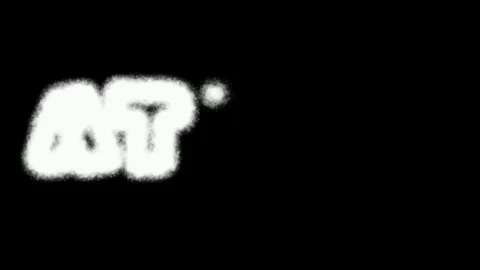 Atomic Text Spraypaint Effect Graffiti Kit Masks Collection Stock Footage 113890911