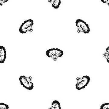 Atomical explosion pattern seamless black Stock Illustration