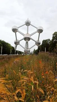 Atomium in Bruxelles Stock Photos
