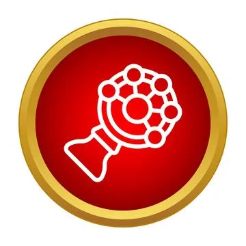 Atomizer atom network technology abstract web icon イラスト素材
