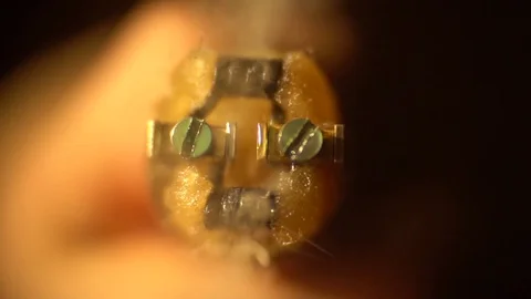 The atomizer of the electronic cigarette without the case is very smoky, the top Video stock 79604677