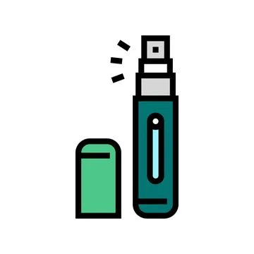 Atomizer perfume color icon vector illustration Stockillustratie