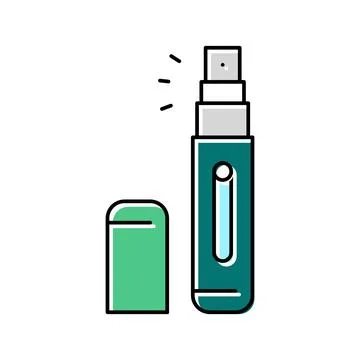 Atomizer perfume color icon vector illustration Stockillustratie