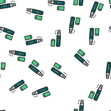 Atomizer perfume vector seamless pattern Stock-Illustration