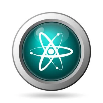 Atoms icon. internet button on white background.. Stock Illustration