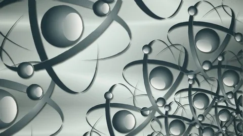 Atoms molecules chemical structures Video stock 72719856