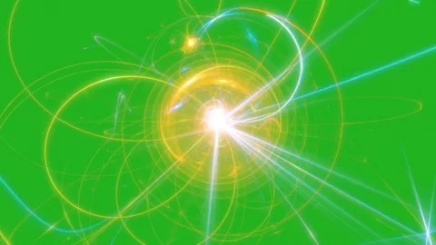 Atoms Moving Effect Background Stock Footage 316051141
