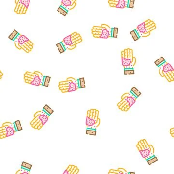 Atopic dermatitis vector seamless pattern Stock Illustration