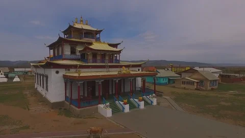 Atsagat buddhist temple Stock Footage 103442668