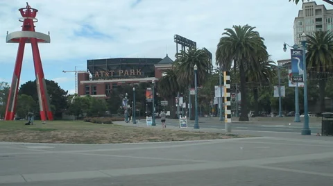 ATT Park &amp; Dogpark Stock Footage 64278272