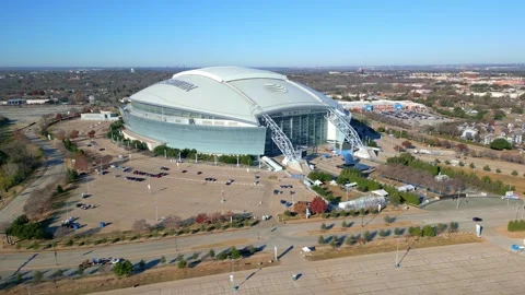 ATT Stadium is home to the NFL Dallas Cowboys Football Team. Stock Footage 260963473