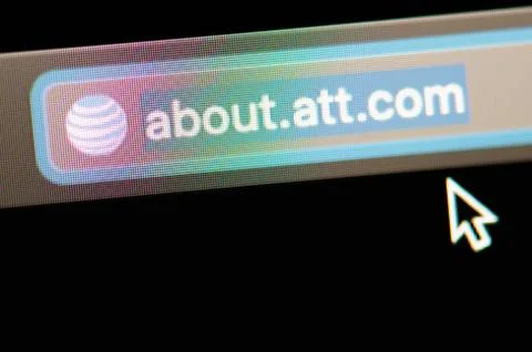 Att url link adress 写真素材