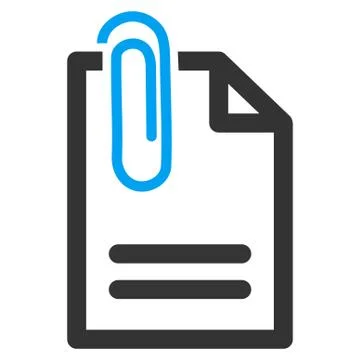 Attach Document Icon Stock Illustration