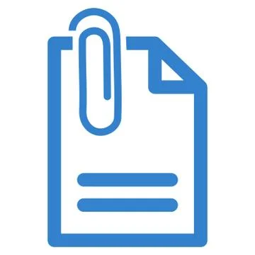 Attach Document Icon イラスト素材