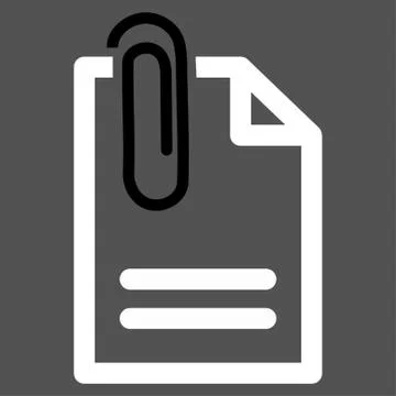 Attach Document Icon イラスト素材