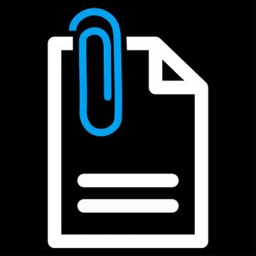 Attach Document Icon Stock Illustration