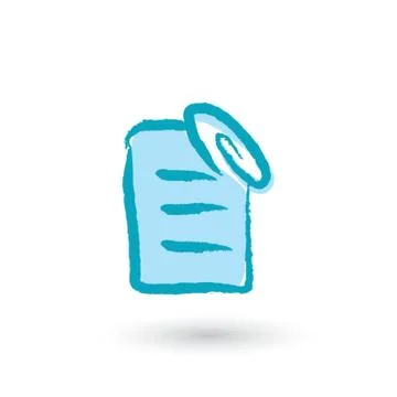 Attach File Icon Иллюстрация