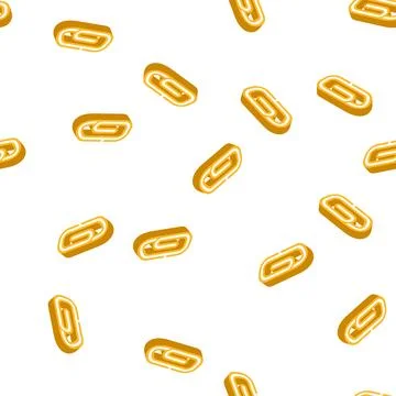Attach file isometric icon seamless pattern Stock Illustration