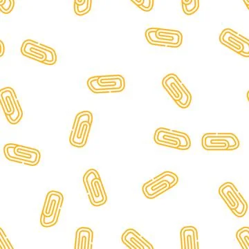 Attach file vector seamless pattern Stock Illustration
