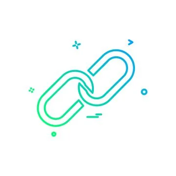 Attach icon vector design Stock Illustration