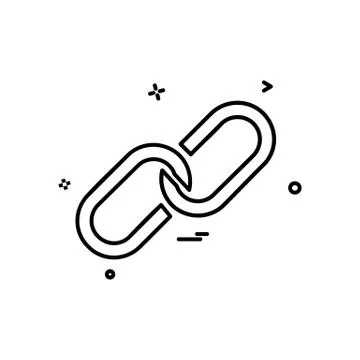 Attach icon vector design Stock Illustration