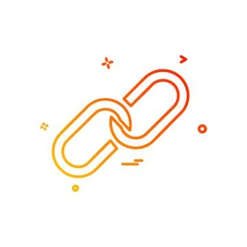 Attach icon vector design Stock Illustration