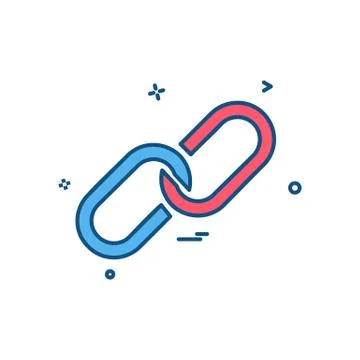 Attach icon vector design Stock Illustration