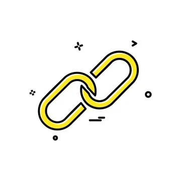 Attach icon vector design Stock Illustration