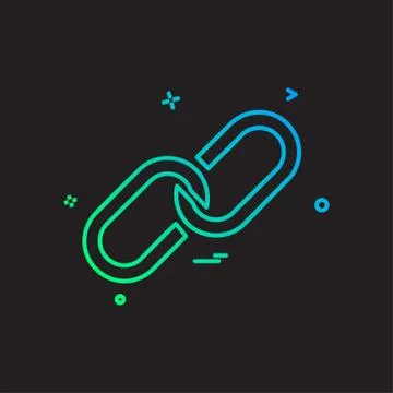 Attach icon vector design Stock Illustration