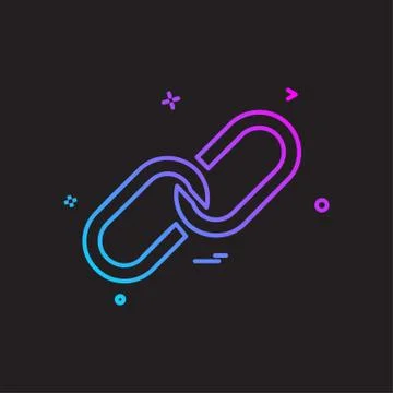 Attach icon vector design Stock Illustration