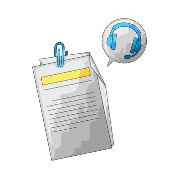 Attach illustration Stock Illustration