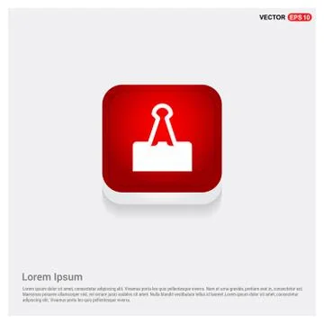 Attach Paper Icon Stock Illustration