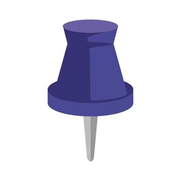 Attach pin supply Stock Illustration
