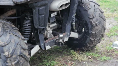 Attaching the trailer Stock Footage 59692498