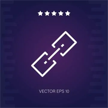 Attachment five vector icon Stock Illustration