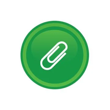 Attachment icon web Stock Illustration