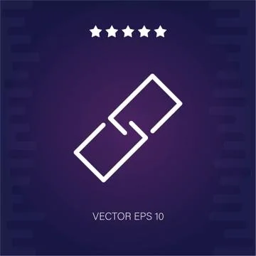 Attachment six vector icon Stock Illustration