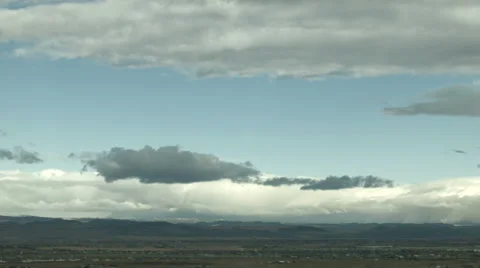Attack of the Clouds Stock Footage 54758172