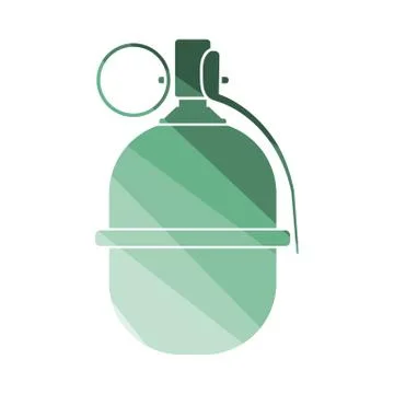 Attack Grenade Icon Stock Illustration