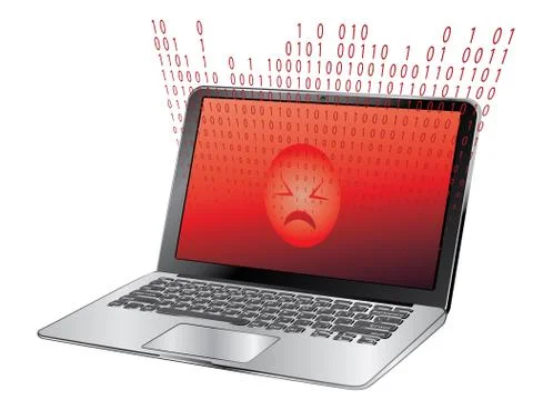 Attack of Hackers Stock Illustration