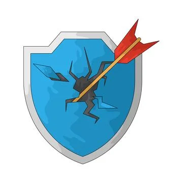 Attack illustration 스톡 일러스트