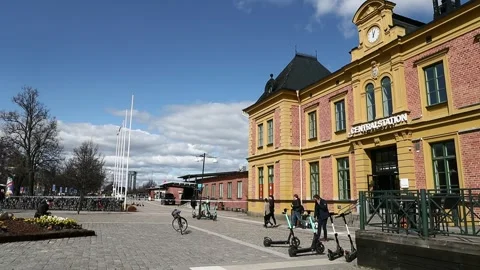 Attack, Linköping central station Stock Footage 194703543