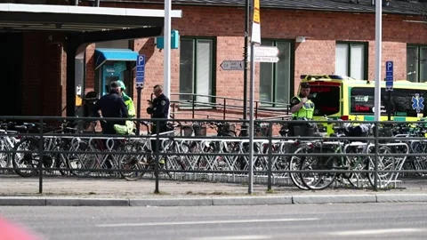 Attack, Linköping central station Stock Footage 194703553